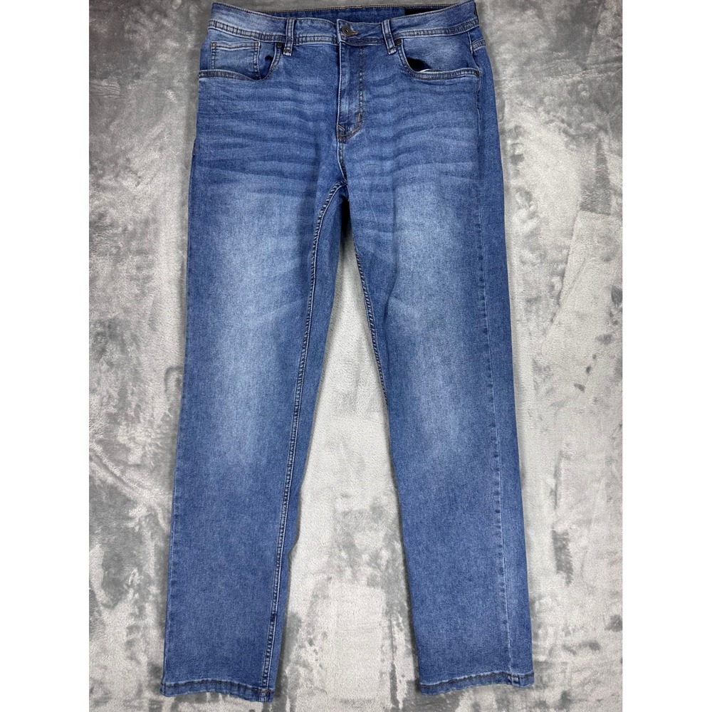 The Perfect Jean NYC Athletic Fit Blue Stretch Denim Jeans 32x34 JUST3LSKY34